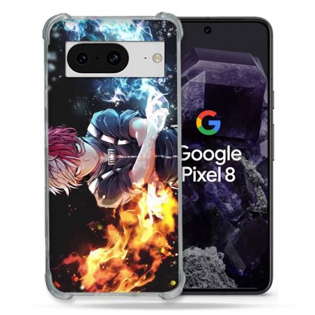 Coque Renforcée En Verre Trempé Pour Google Pixel 8 Manga My Hero Academia Shoto