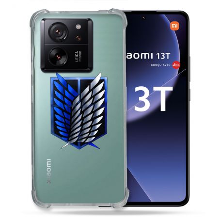 Coque Renforcée Transparente Pour Xiaomi 13T / 13T Pro Attaque Titan Logo