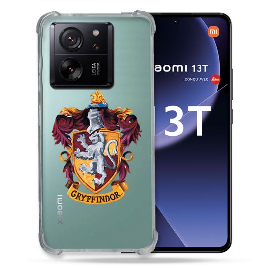 Coque Renforcée Transparente Pour Xiaomi 13T / 13T Pro Harry Potter Griffindor