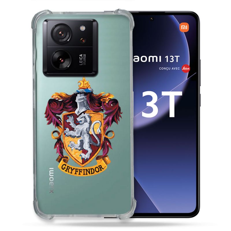 Coque Renforcée Transparente Pour Xiaomi 13T / 13T Pro Harry Potter Griffindor