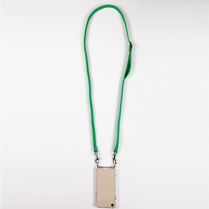 Coque Renforcée Transparente Pour Xiaomi 13T / 13T Pro Lanière / Cordon Cuir 2 Vert