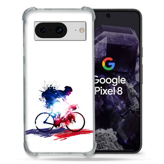 Coque Renforcée En Verre Trempé Pour Google Pixel 8 Sport Cyclisme France