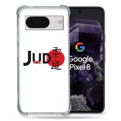 Coque Renforcée En Verre Trempé Pour Google Pixel 8 Sport Judo Logo