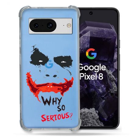 Coque Transparente Renforcée En Verre Trempé Pour Google Pixel 8 Joker