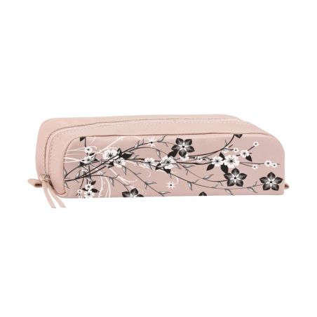 Trousse d'écolier saumon