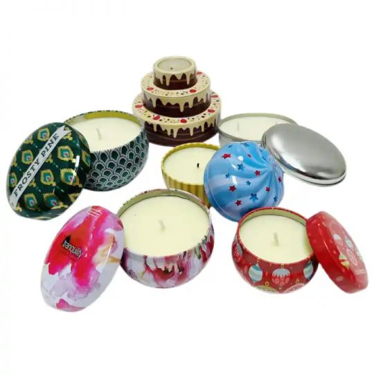 Packaging / Emballage boites en métal pour bougies