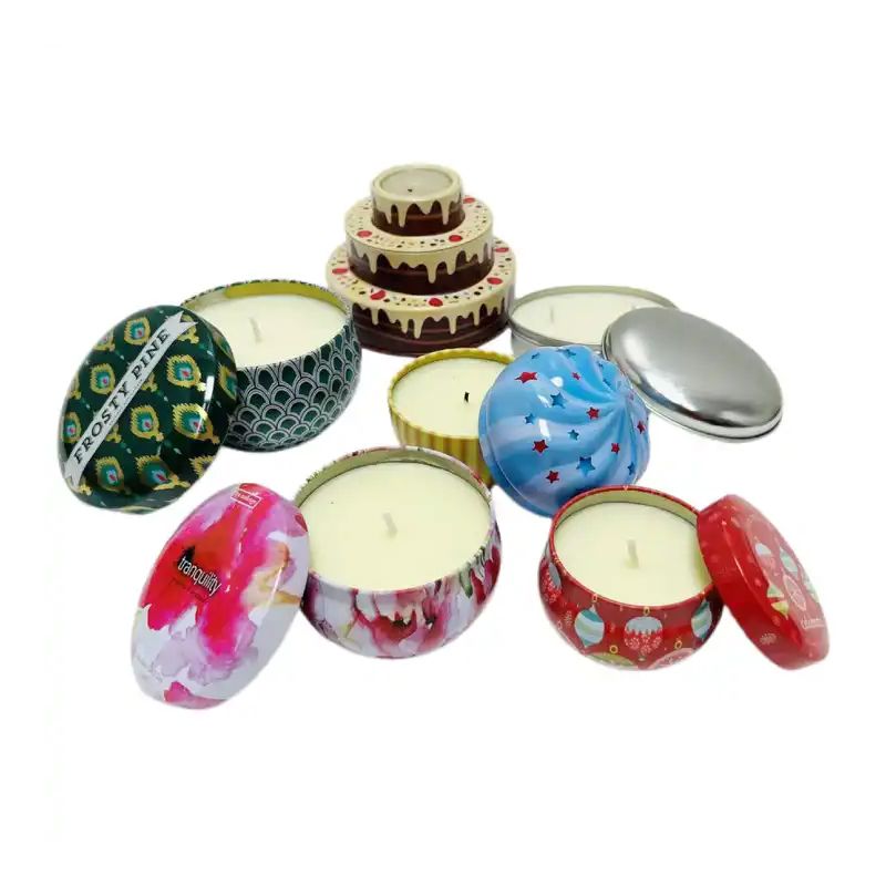 Packaging / Emballage boites en métal pour bougies