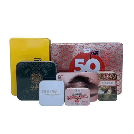 Packaging / Emballage boites en métal rectangulaires