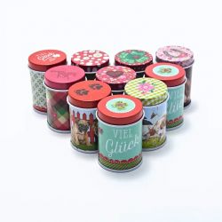 Packaging / Emballage boites en métal rondes