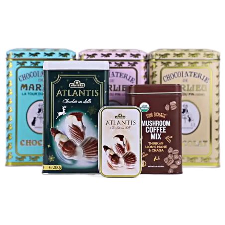 Packaging / Emballage boites en métal personnalisées chocolat