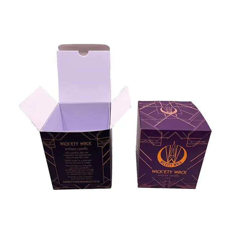 Packaging / Emballage boites pliante standard en carton à fond semi automatique personnalisées