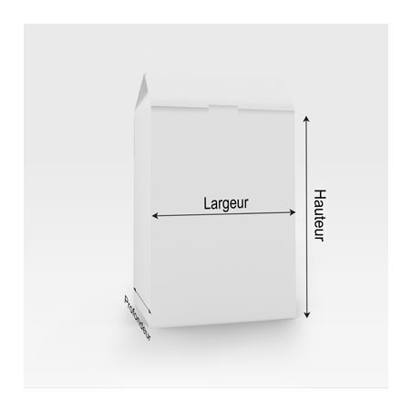 Packaging / Emballage boites pliante standard en carton à soufflet personnalisées