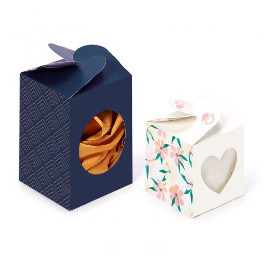 Packaging / Emballage Boites Carrées Fermeture Pétale Personnalisées