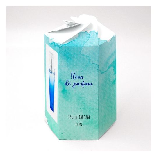 Packaging / Emballage Boites Hexagonales Fermeture Pétale Personnalisées