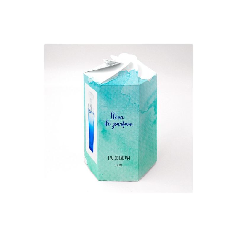 Packaging / Emballage Boites Hexagonales Fermeture Pétale Personnalisées