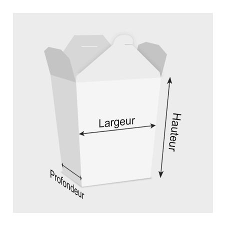 Packaging / Emballage Alimentaire Pot à Pâtes Personnalisées