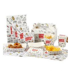 Packaging / Emballage Alimentaire Boites Etuis à Frites Personnalisées