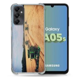 Coque Renforcée En Verre Trempé PourSamsung Galaxy A05S Agriculture Moissonneuse