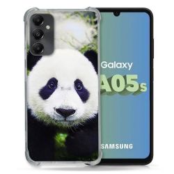 Coque Renforcée En Verre Trempé PourSamsung Galaxy A05S Animal Panda Color