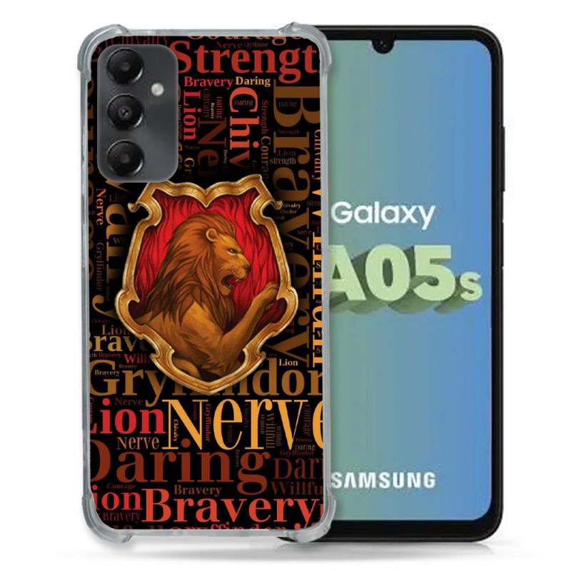 Coque Renforcée En Verre Trempé PourSamsung Galaxy A05S Harry Potter Griffondor
