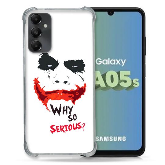 Coque Renforcée En Verre Trempé PourSamsung Galaxy A05S Joker Blanc