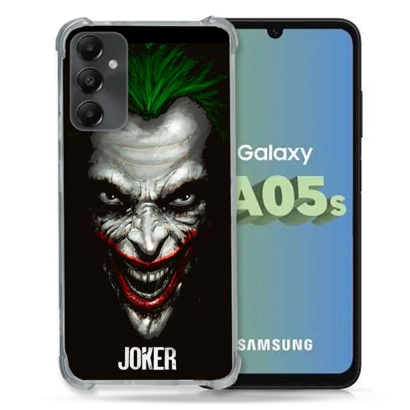Coque Renforcée En Verre Trempé PourSamsung Galaxy A05S Joker Noir