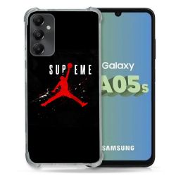 Coque Renforcée En Verre Trempé PourSamsung Galaxy A05S Jordan Supreme Noir