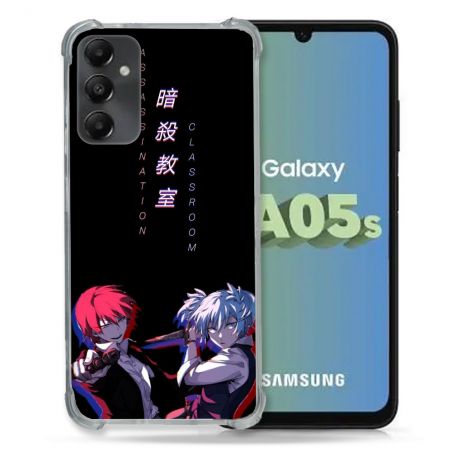 Coque Renforcée En Verre Trempé PourSamsung Galaxy A05S Manga Assassination Classroom Duo