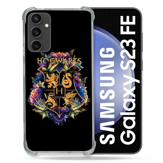 Coque Renforcée En Verre Trempé PourSamsung Galaxy S23 FE Harry Potter Hogwarts