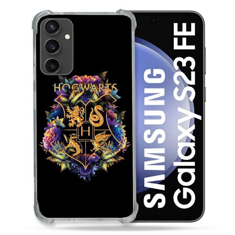 Coque Renforcée En Verre Trempé PourSamsung Galaxy S23 FE Harry Potter Hogwarts