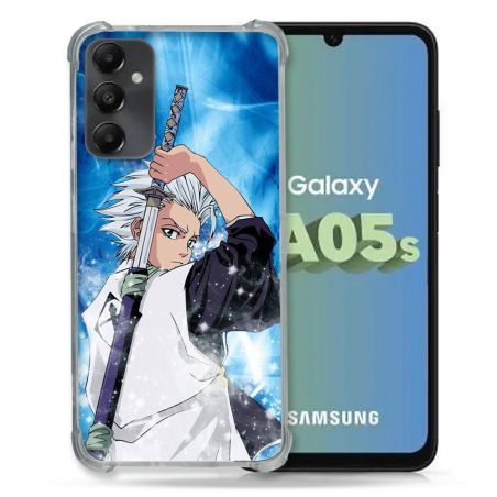Coque Renforcée En Verre Trempé PourSamsung Galaxy A05S Manga Bleach Hitsugaya