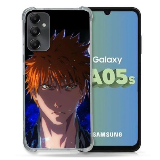 Coque Renforcée En Verre Trempé PourSamsung Galaxy A05S Manga Bleach Ichigo