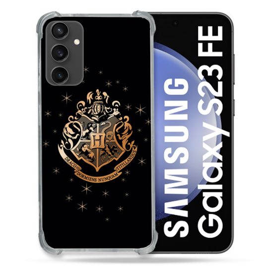 Coque Renforcée En Verre Trempé PourSamsung Galaxy S23 FE Harry Potter Poudlard