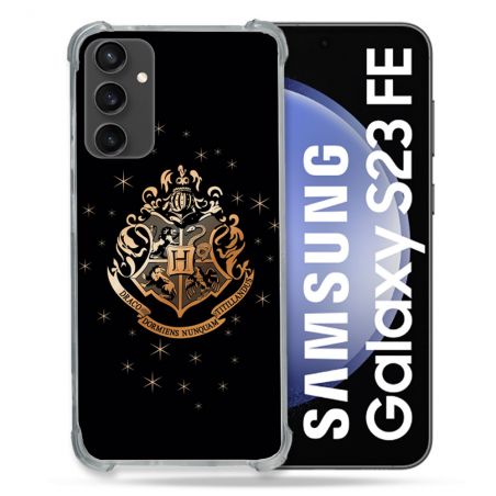 Coque Renforcée En Verre Trempé PourSamsung Galaxy S23 FE Harry Potter Poudlard