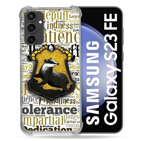 Coque Renforcée En Verre Trempé PourSamsung Galaxy S23 FE Harry Potter Poursouffle
