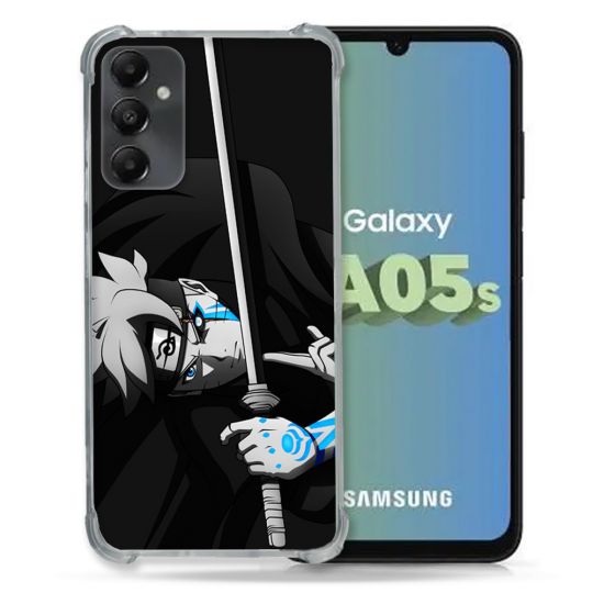 Coque Renforcée En Verre Trempé PourSamsung Galaxy A05S Manga Boruto Epée