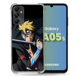 Coque Renforcée En Verre Trempé PourSamsung Galaxy A05S Manga Boruto Tatouage