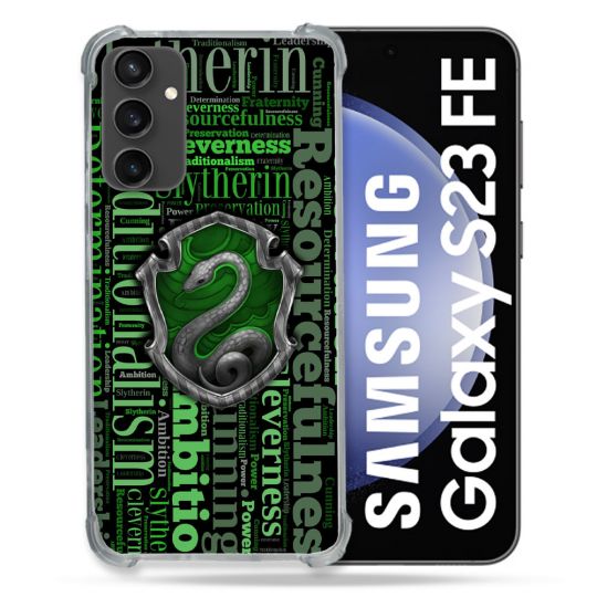 Coque Renforcée En Verre Trempé PourSamsung Galaxy S23 FE Harry Potter Serpentar