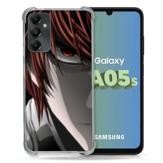 Coque Renforcée En Verre Trempé PourSamsung Galaxy A05S Manga Death Note Kira