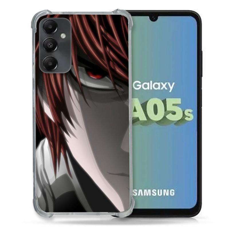 Coque Renforcée En Verre Trempé PourSamsung Galaxy A05S Manga Death Note Kira