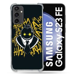 Coque Renforcée En Verre Trempé PourSamsung Galaxy S23 FE Manga Assassination Classroom Kuro Noir