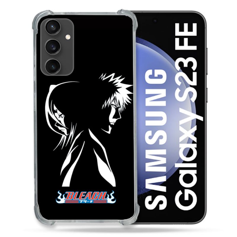 Coque Renforcée En Verre Trempé PourSamsung Galaxy S23 FE Manga Bleach Duo