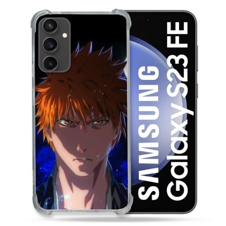 Coque Renforcée En Verre Trempé PourSamsung Galaxy S23 FE Manga Bleach Ichigo