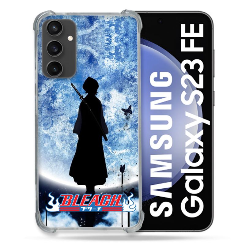 Coque Renforcée En Verre Trempé PourSamsung Galaxy S23 FE Manga Bleach Lune