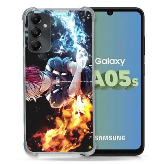 Coque Renforcée En Verre Trempé PourSamsung Galaxy A05S Manga My Hero Academia Shoto