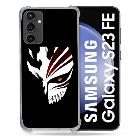 Coque Renforcée En Verre Trempé PourSamsung Galaxy S23 FE Manga Bleach Masque