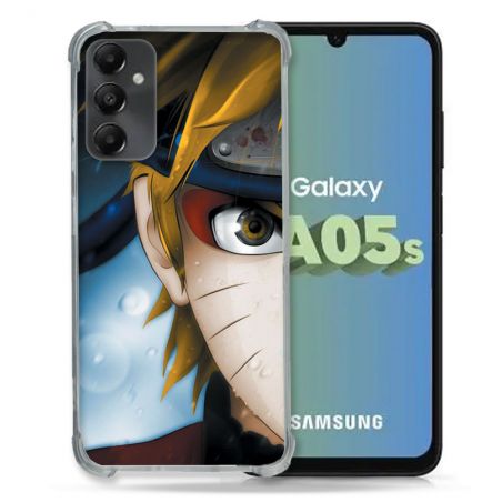 Coque Renforcée En Verre Trempé PourSamsung Galaxy A05S Manga Naruto Blanc