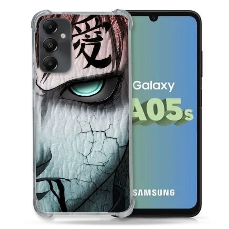 Coque Renforcée En Verre Trempé PourSamsung Galaxy A05S Manga Naruto Gaara