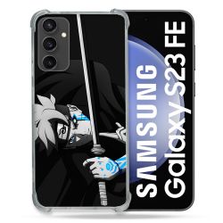 Coque Renforcée En Verre Trempé PourSamsung Galaxy S23 FE Manga Boruto Epée