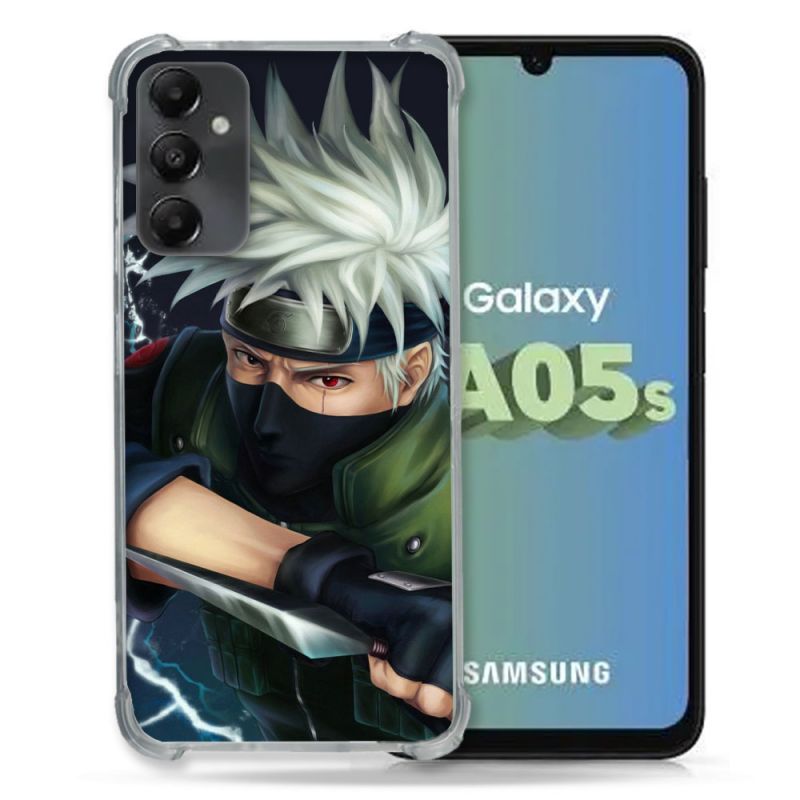 Coque Renforcée En Verre Trempé PourSamsung Galaxy A05S Manga Naruto Kakashi